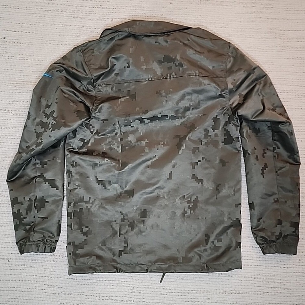 Nike Carolina Panthers Camo Jacket S On Field Apparel Standard Fit Snap Button - Picture 7 of 10